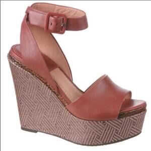Bacio61 Piglio Wedges- Size 7 1/2 - Leather